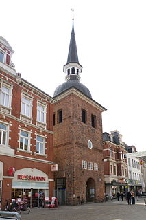 Lappan Historic bell tower in Oldenburg, Lower Saxony, Germany