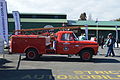 English: Historic fire truck outside the National Automobile Museum of Tasmania in Launceston, Tasmania