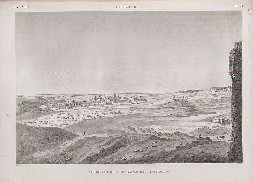 Pl.62 - Vue de la ville des tombeaux, prise de la Citadelle