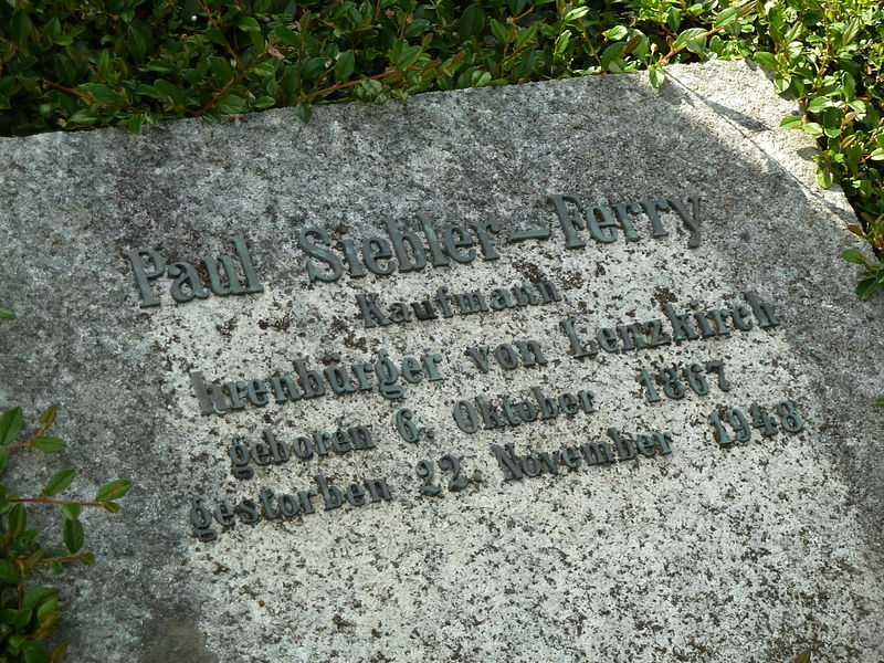 File:Lenzkirch Friedhof Paul Siebler Ferry 1070935.jpg