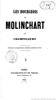 Vignette pour Les Bourgeois de Molinchart