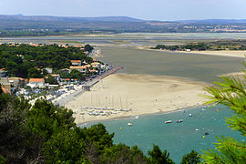 Leucate-La Franqui (Aude), view from the cliffs.jpg