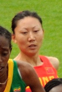 Li Zhenzhu Chinese steeplechaser