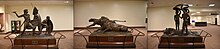 Lion Spearing in Africa (1926) Field Museum, Chicago; Bronze sculpture by Carl Akeley.[19]