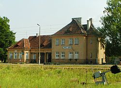 Railway station in Lipie Góry