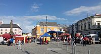 Čeština: Náměstí Přemysla Otakara ve městě Litovel, okres Olomouc při festivalu Hanácké Benátky 2017. English: Přemysl Otakar Square in the town of Litovel, Olomouc District, Olomouc Region, Czech Republic, during the local festival of Hanácké Benátky 2017.