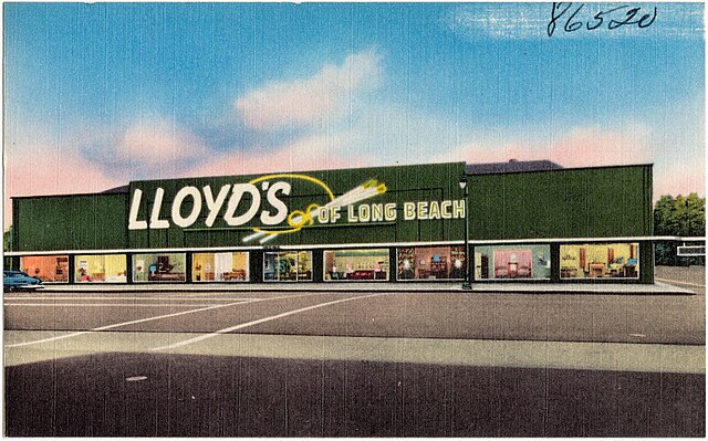 Lloyd's of Long Beach, 4141 Atlantic Ave., c. 1930-45