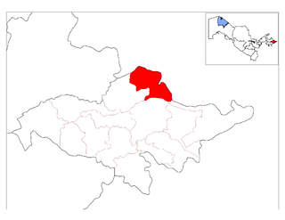 <span class="mw-page-title-main">Paxtaobod District</span> District in Andijan Region, Uzbekistan