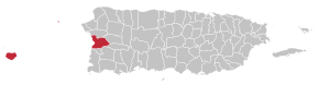 Муніципалітет Маягуес на карті Пуерто-Рико