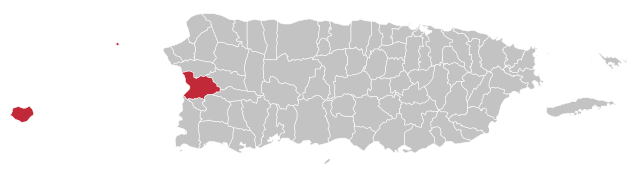 Localização de Mayagüez em Porto Rico