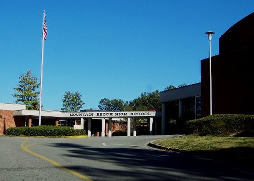 Mountain Brook High School, where Holloway graduated just before her ill-fated trip to Aruba