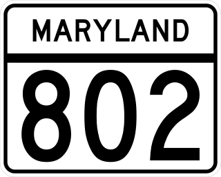 <span class="mw-page-title-main">Maryland Route 802</span> State highway in Maryland, United States