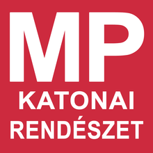 Armband of the Hungarian MP MP Katonai Rendeszet - armband.png
