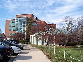 Erickson Hall houses the MSU College of Education. MSU Erickson Hall Kiva.jpg