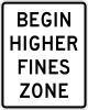 Begin higher/double fines