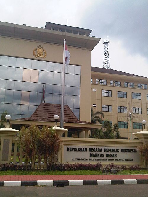 Indonesian National Police headquarters (Mabes Polri) in Kebayoran Baru, South Jakarta