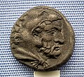 Macedonia - king Amyntas III - 393-369 BC - silver stater - head of Apollon - horse - München SMS