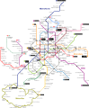 Madrid Metro future expansion for 2011.
