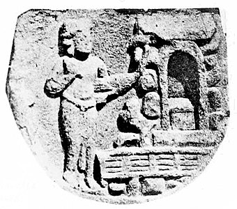 Visit of Indra to the Indrasala Cave.