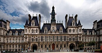 Paris'teki Hotel de Ville