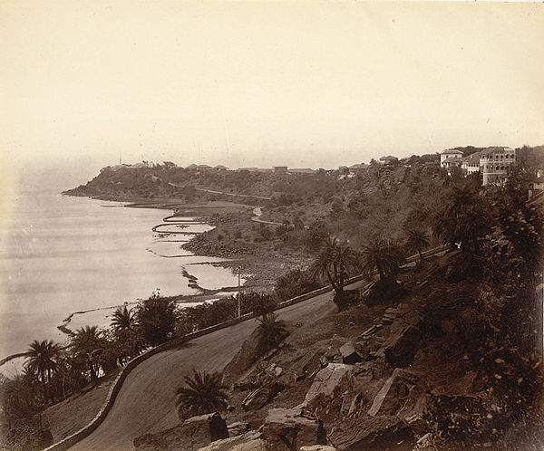 Malabar Point, Bombay, 1865