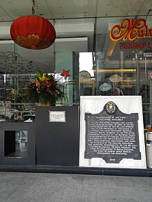 Plaque where the Manila Grand Opera House used to stand, site of the inauguration of the assembly. ManilaOperaHousejf7591 23.JPG