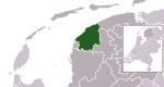 Carte de localisation de Waadhoeke