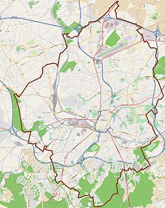 Mapa lokalizacyjna Charleroi
