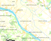 Les Rosiers-sur-Loire所在地圖 ê uī-tì