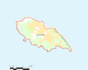 Poziția localității L'Île-d'Yeu
