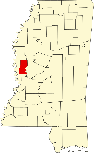 File:Map of Mississippi highlighting Sharkey County.svg