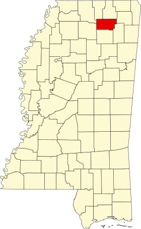 Umístění okresu Union