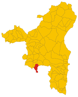 Map of comune of Gadoni (province of Nuoro, region Sardinia, Italy) - 2016.svg