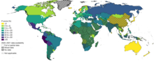 14 December: A WHO study comprehensively estimates excess deaths from the COVID-19 pandemic during 2020 and 2021, concluding ~14.8 million excess early deaths occurred Mapping estimated P-scores (excess deaths relative to expected deaths).webp