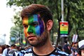 * Nomination Gay demonstrator with rainbow colors painted face. TodosSomosFamilia (We are all family) demonstration against Frente Nacional por la Familia's March for the Family, September 24, 2016, Mexico City --ProtoplasmaKid 04:53, 14 January 2017 (UTC) * Decline  Oppose Insufficient quality. Sorry. IMO not sharp enough. --XRay 06:34, 14 January 2017 (UTC)