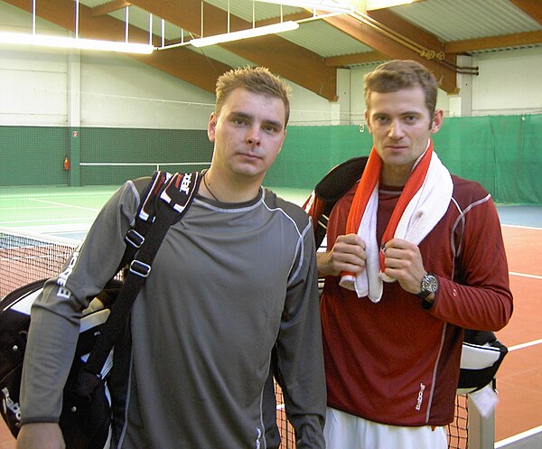 Pole team of Mariusz Fyrstenberg and Marcin Matkowski won the doubles title in Talheim in 2004