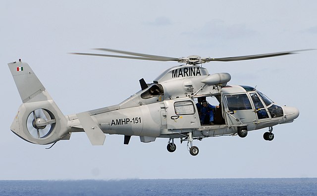 An AS565 Panther of the Mexican Navy