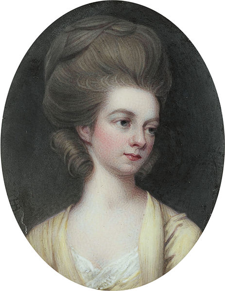 Mary Manners-Sutton née Thoroton (1783-1829) (Henry Bone, 1829)
