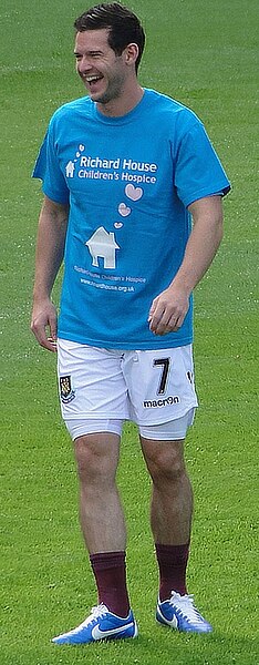 Jarvis training with West Ham United in 2012