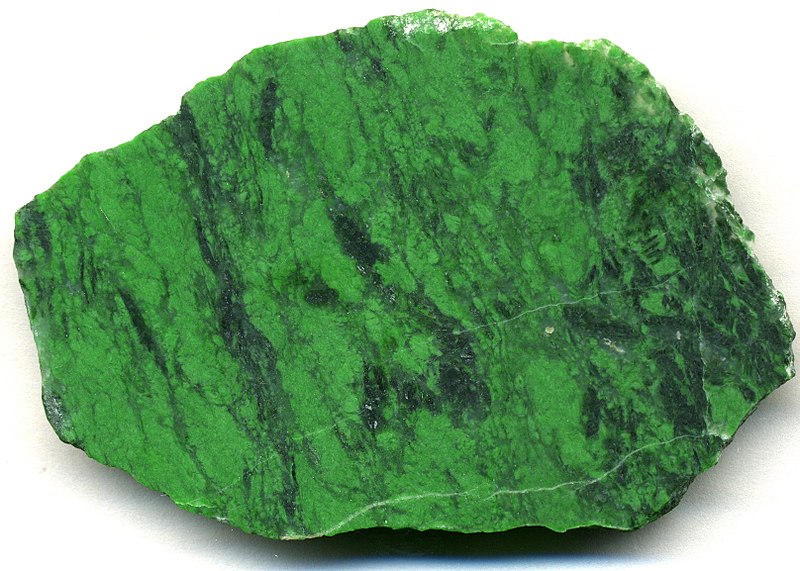 File:Mawsitsit (chromian jade) (Namshamaw Deposit, Hpakan-Tawmaw Jade Tract, Late Jurassic, 147 Ma; Maw Sit Sit, near Kansi, western Kachin State, Indo-Burma Range, northern Burma) 4 (15017271637).jpg
