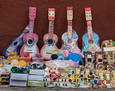 Mexican guitars and toys