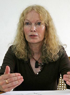 L'actriz estausunidense Mia Farrow en 2008.