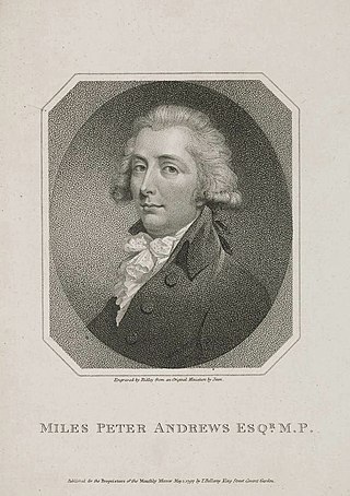 <span class="mw-page-title-main">Miles Peter Andrews</span> English playwright