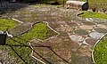 Mosaic in the western palaestra at the Baths of Caracalla, Rome.