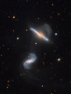 NGC 6285 Galaxy in the constellation Draco