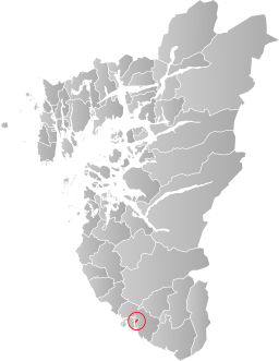 Egersunds kommun i Rogaland fylke.