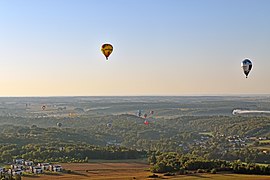 Survol en montgolfière