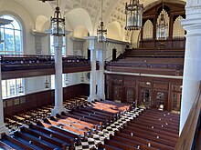 The chapel's gallery organ.