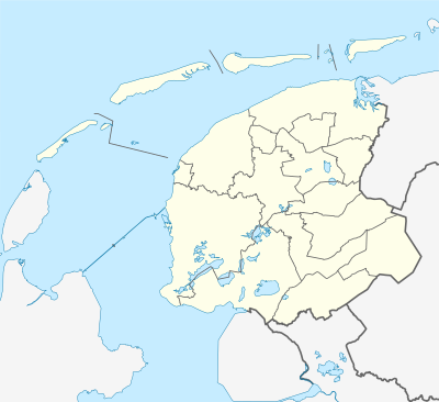 Mapa de localización de Frisia