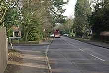 New Barn Road as it passes the grounds of New Barn House (right) New Barn Road - geograph.org.uk - 326703.jpg